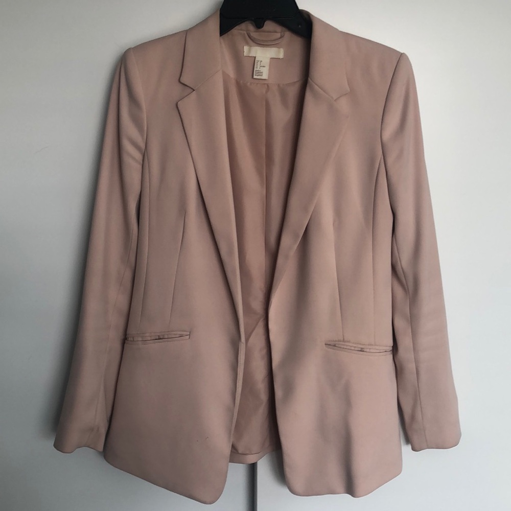 Blush blazer